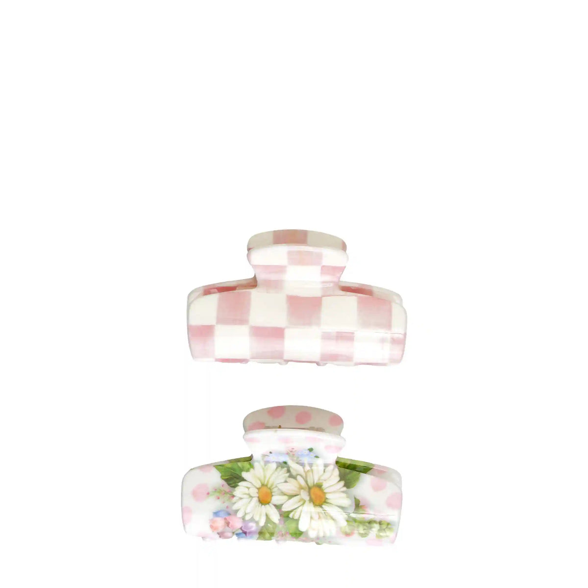 MacKenzie-Childs x Goody Medium Claw Clips - Pink Multi, 2ct