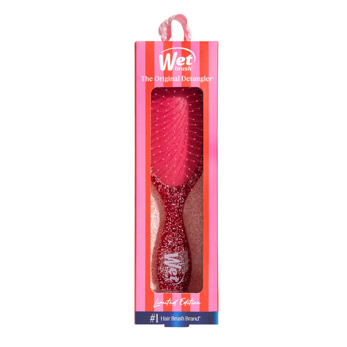 Pink Tie Affair Original Detangler - Hot Pink Glitter