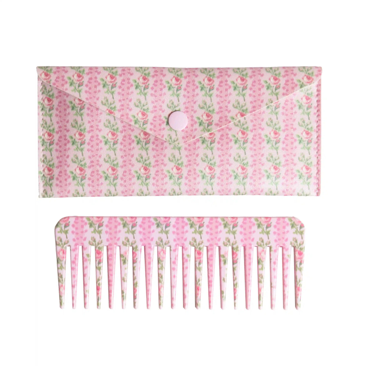 Wet Brush x LoveShackFancy Comb with Case - Blooming Heirloom