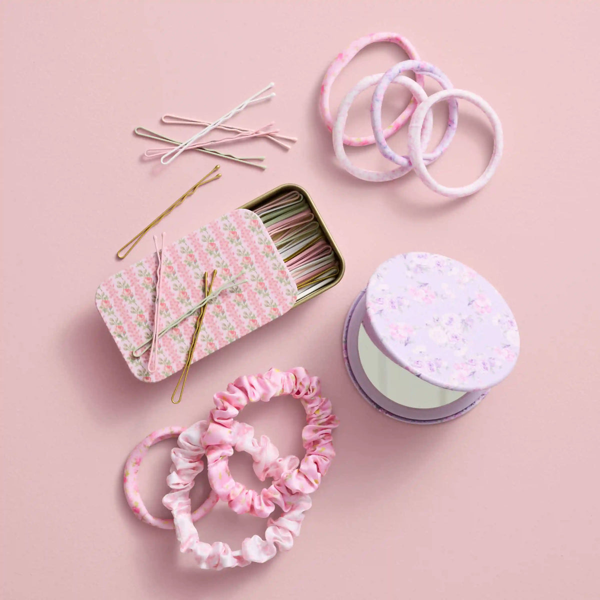 Goody x LoveShackFancy Matchbox Bobby Pins - Blooming Heirloom - 45ct