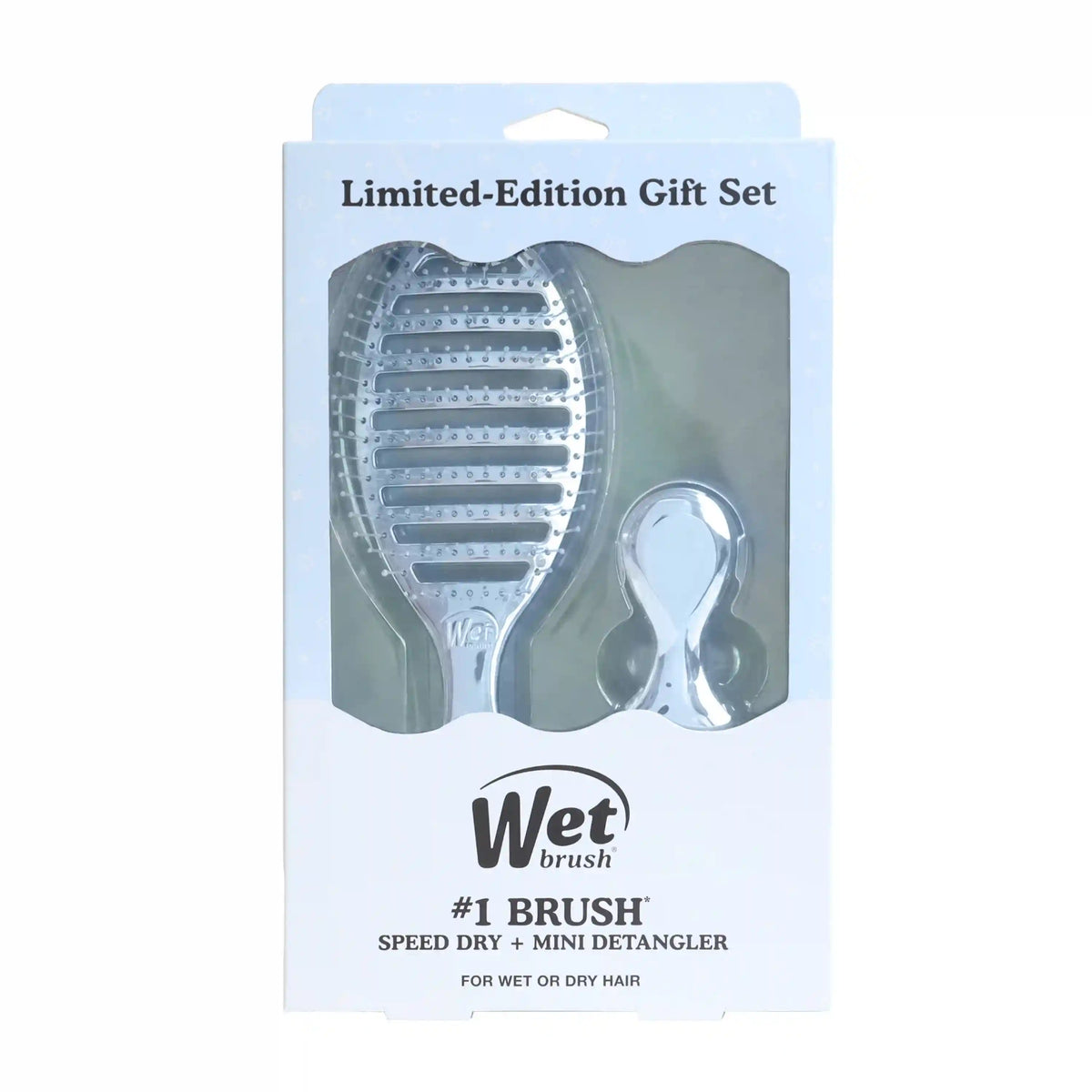 Festive Finish Speed Dry & Mini Detangler Gift Set - Blue